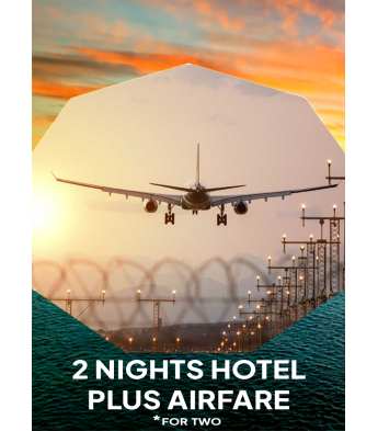 Airfare & Hotel Getaway for two