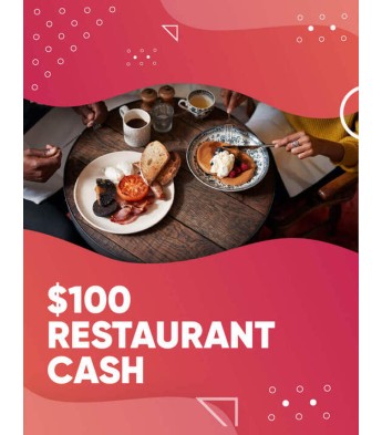 $100 Restaurant Cash